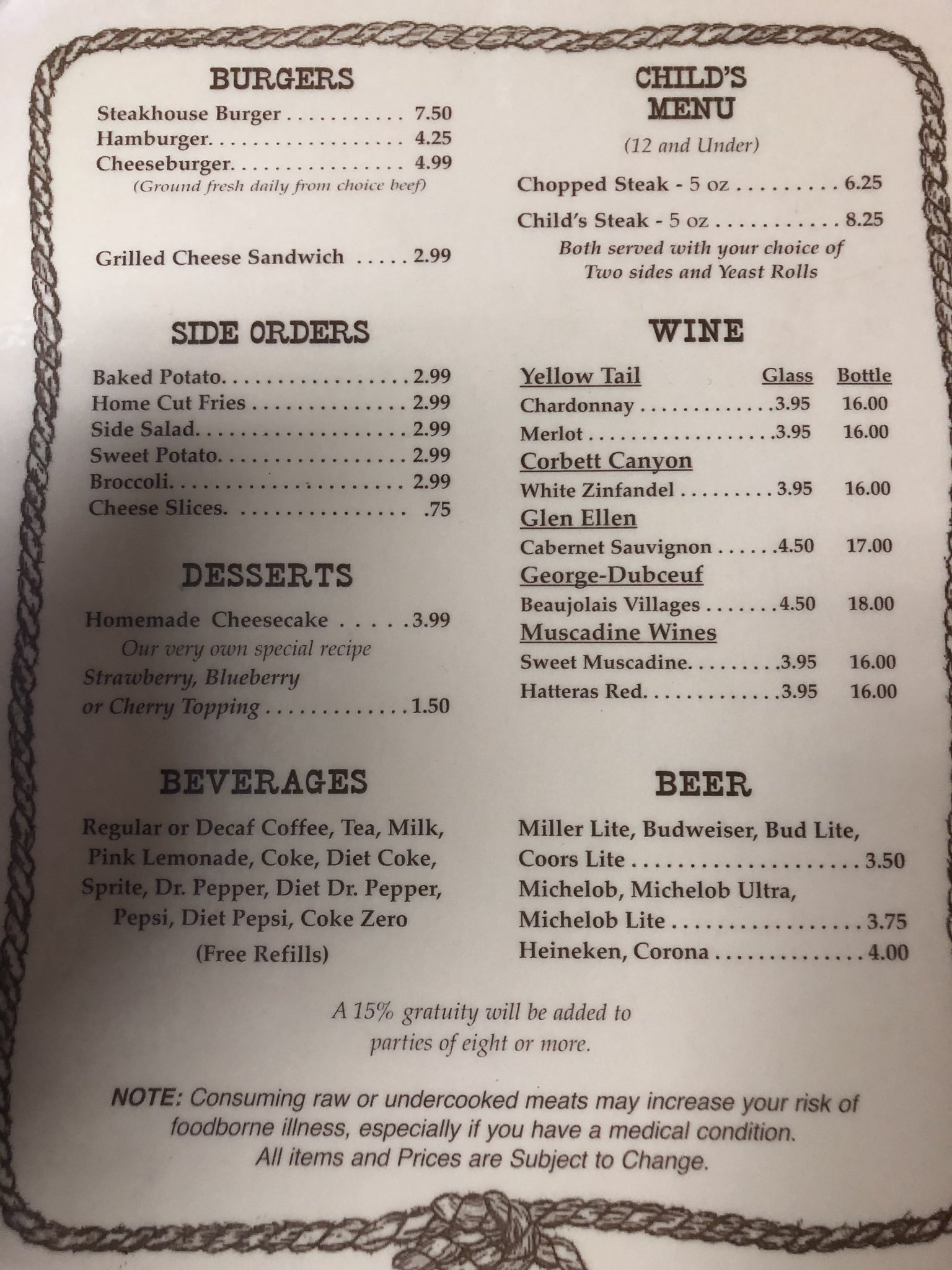 Conestoga Steak House (dothanconestoga) / Twitter