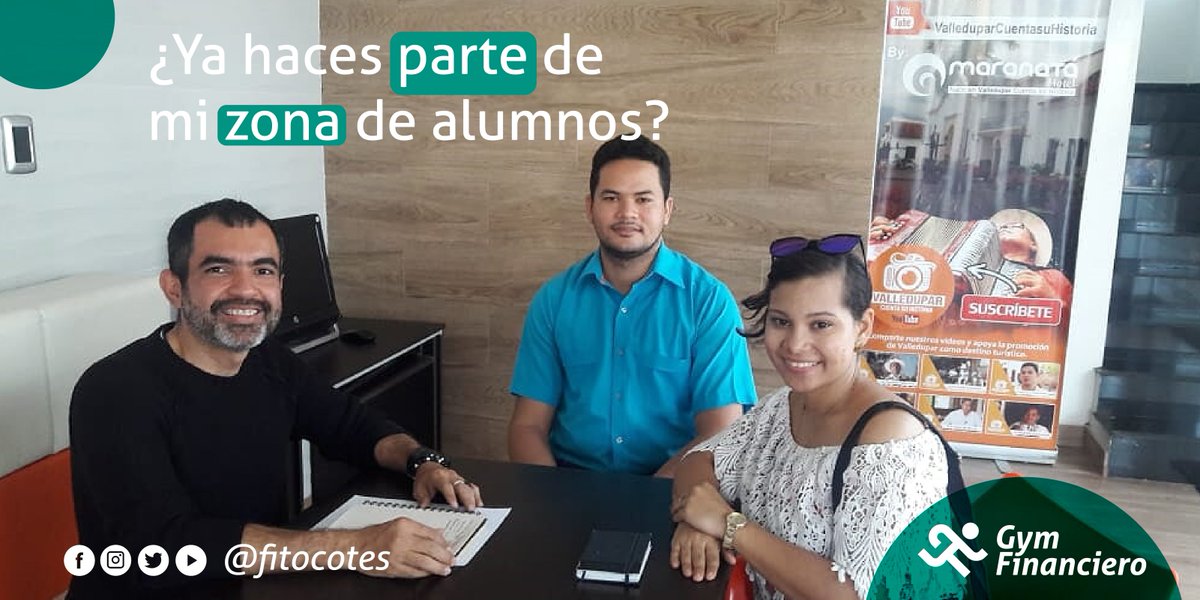 fitocotes's tweet photo. ¿Ya haces parte de mi zona de alumnos? Qué esperas!! Cotáctame 
@Fitocotes #DeInteres #InteligenciaFinanciera #AutoanalisisFinanciero #LibertadFinanciera #GYMFinanciero #IngresosdePortafolio #Crecimiento #Equilibrio #Valledupar #Colombia https://t.co/RRjTIknhoH