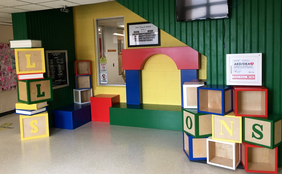 LochLomondNB's tweet photo. Welcome to the new and improved front lobby of your Loch Lomond School! The home of the Lions just received an impressive den update thanks to the incredible custom work of Timber &amp; Steel Furniture Outfitters! You are something to ROAR about Mr. John Moore! https://t.co/Ua3hzLNHUB
