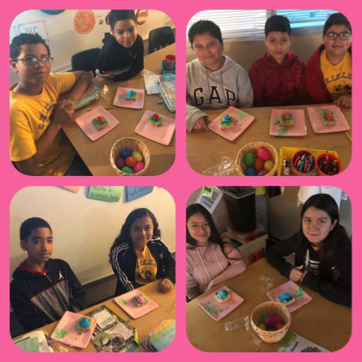 KariDierks's tweet image. Science fun ALL day in the Magic Kingdom @smithacad Edible art with living/living interaction, low TEKS Easter 🧺 egg hunt w/golden egg 🥚 winners, and watched Charlotte’s Web 🕷 while looking for science connections. 🐣 🐰 #easterfunlearningfun #5thgrademagic #HappyEaster