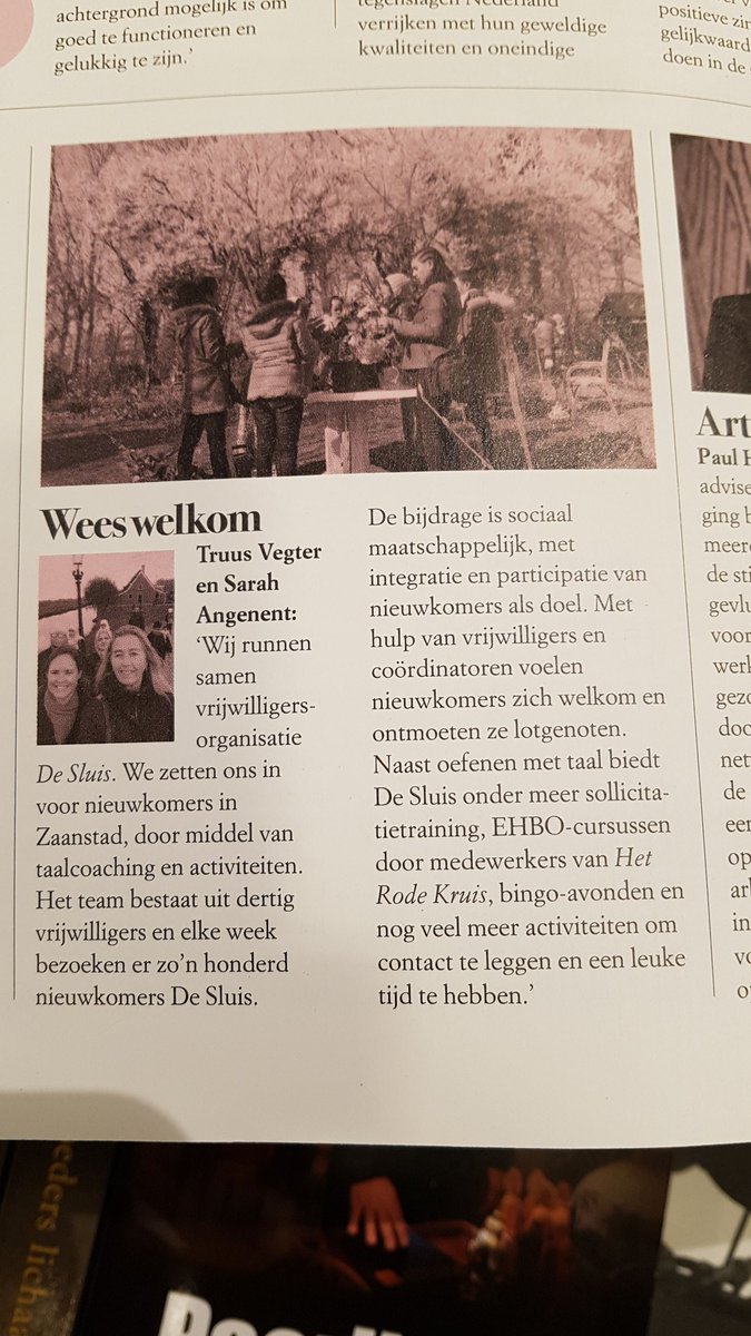 WelkomZaanstad's tweet photo. Vandaag ligt het mei-nummer van @JANmagazineNL in de winkel, met  een special over 150 inspirerende NLers die zich inzetten voor een ander 😍
Met maar liefst 3 initiatieven uit @GemZaanstad! 
De Sluis, 
Rock the kasbah 
@New_Bees

Wij gloeien van trots! ❤❤❤ https://t.co/6XUyeoMlHU