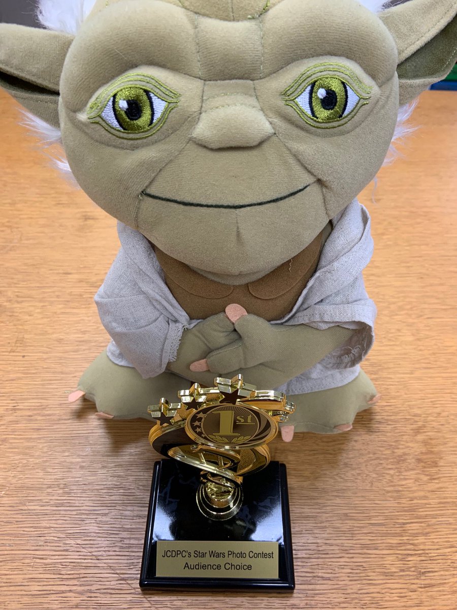 Thanks to everyone who submitted entries to JCDPC's Star Wars photo contest!  Yoda is curious who will win the Audience Choice award.  Be sure to get online until April 26th and vote for your favorite one before it is too late!!
1.shortstack.com/HNTKkK
