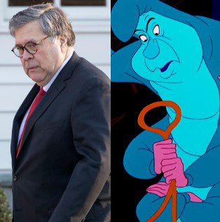 ManeShrimp's tweet photo. Is Barr a little bugling? Maybe! https://t.co/5P7klt4bwu