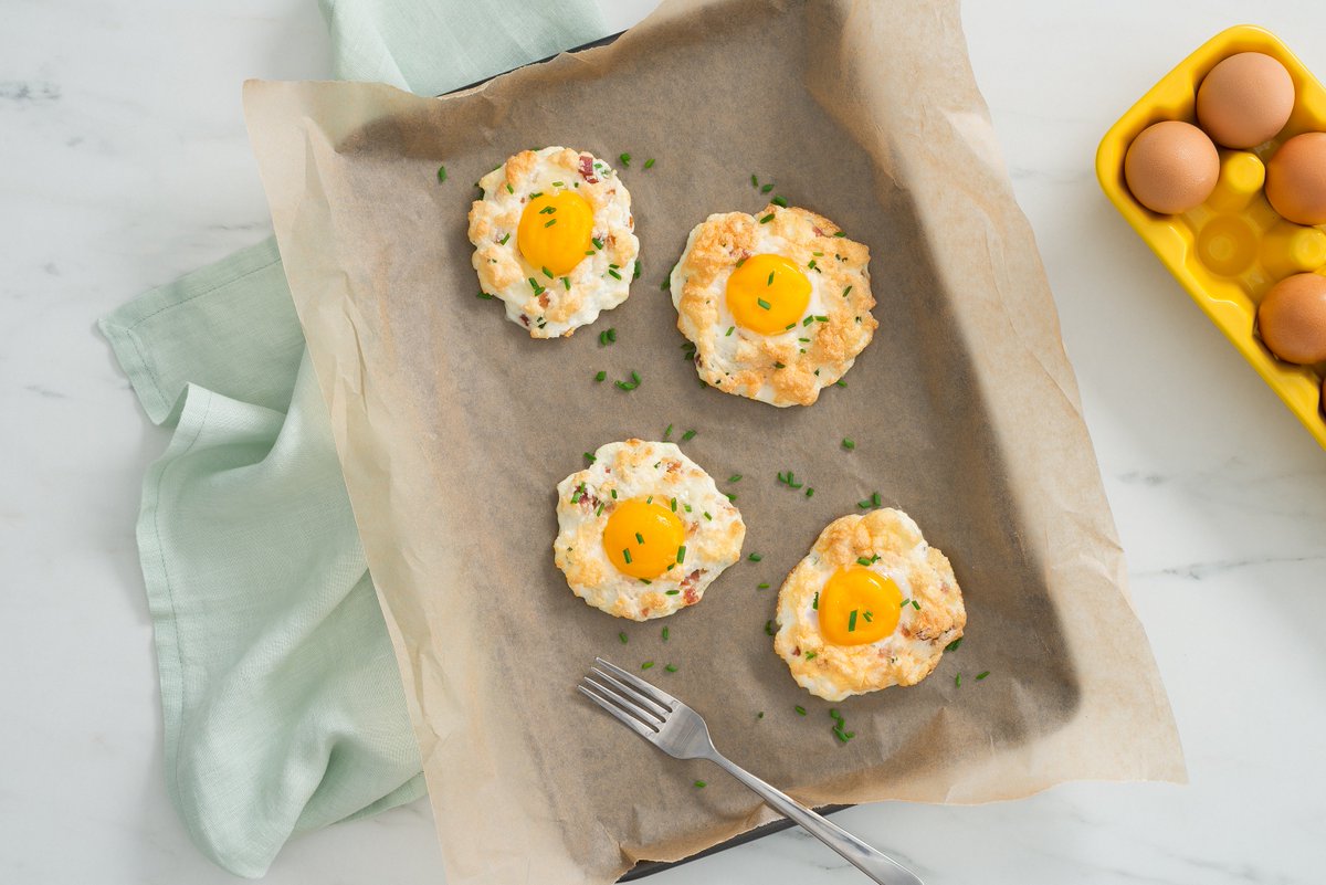 EggFarmersofNS's tweet photo. Cloud eggs are the new craze that will have your guests talking! Try them for Easter brunch this weekend – and you’ll wow your guests! Full recipe: https://t.co/d3yI2Kkl0v #Eastertaining https://t.co/Pff3TNB5Fb
