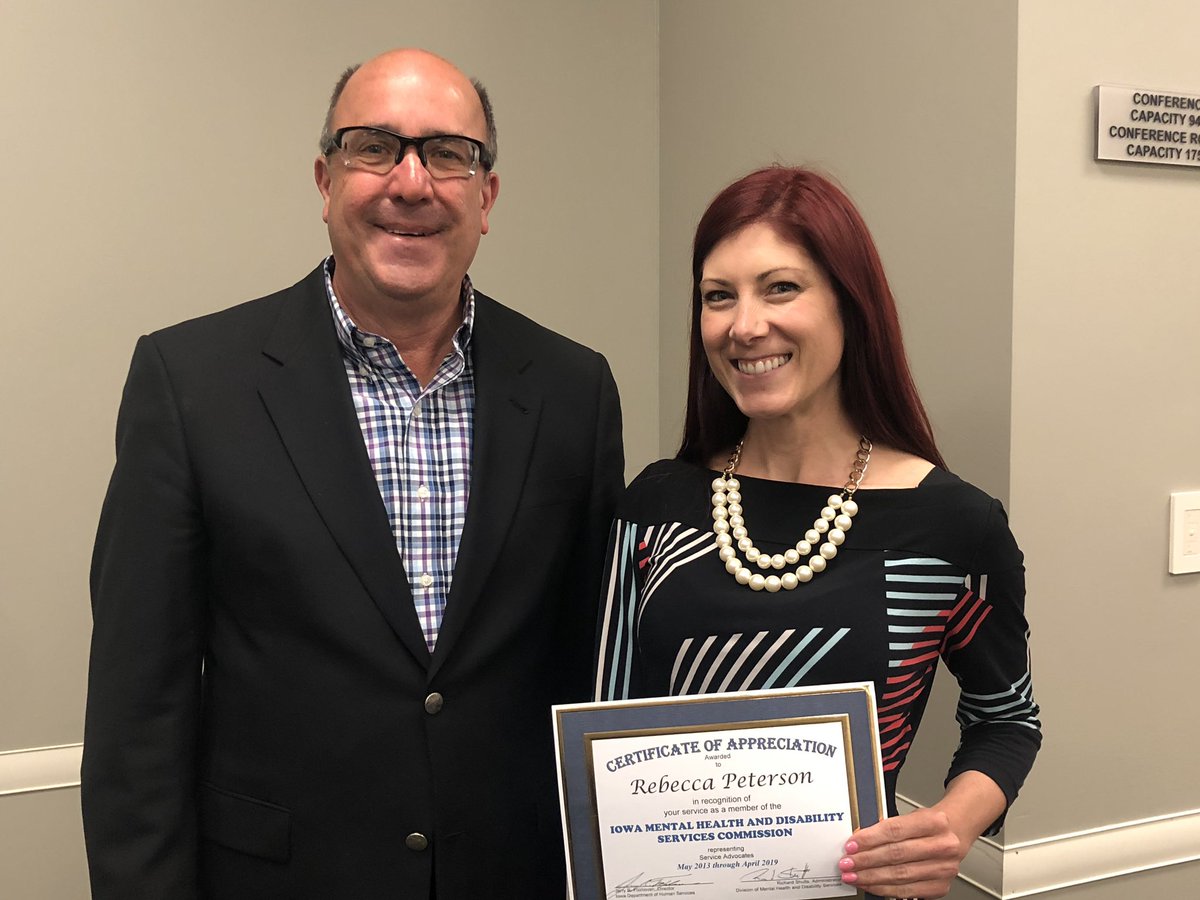 AccebPeterson's tweet photo. Today was my last MHDS commission meeting #6yrsflewby #mentalhealthadvocacy @IowaDHS https://t.co/kjyWpfFaIn