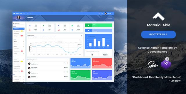 bootstrapbay's tweet photo. Material Able Admin Template is fully responsive admin template that follows the material design principles. It comes with 4 versions and hundred of components. https://t.co/bGOwPbNE4Q https://t.co/6aR45HfXxt