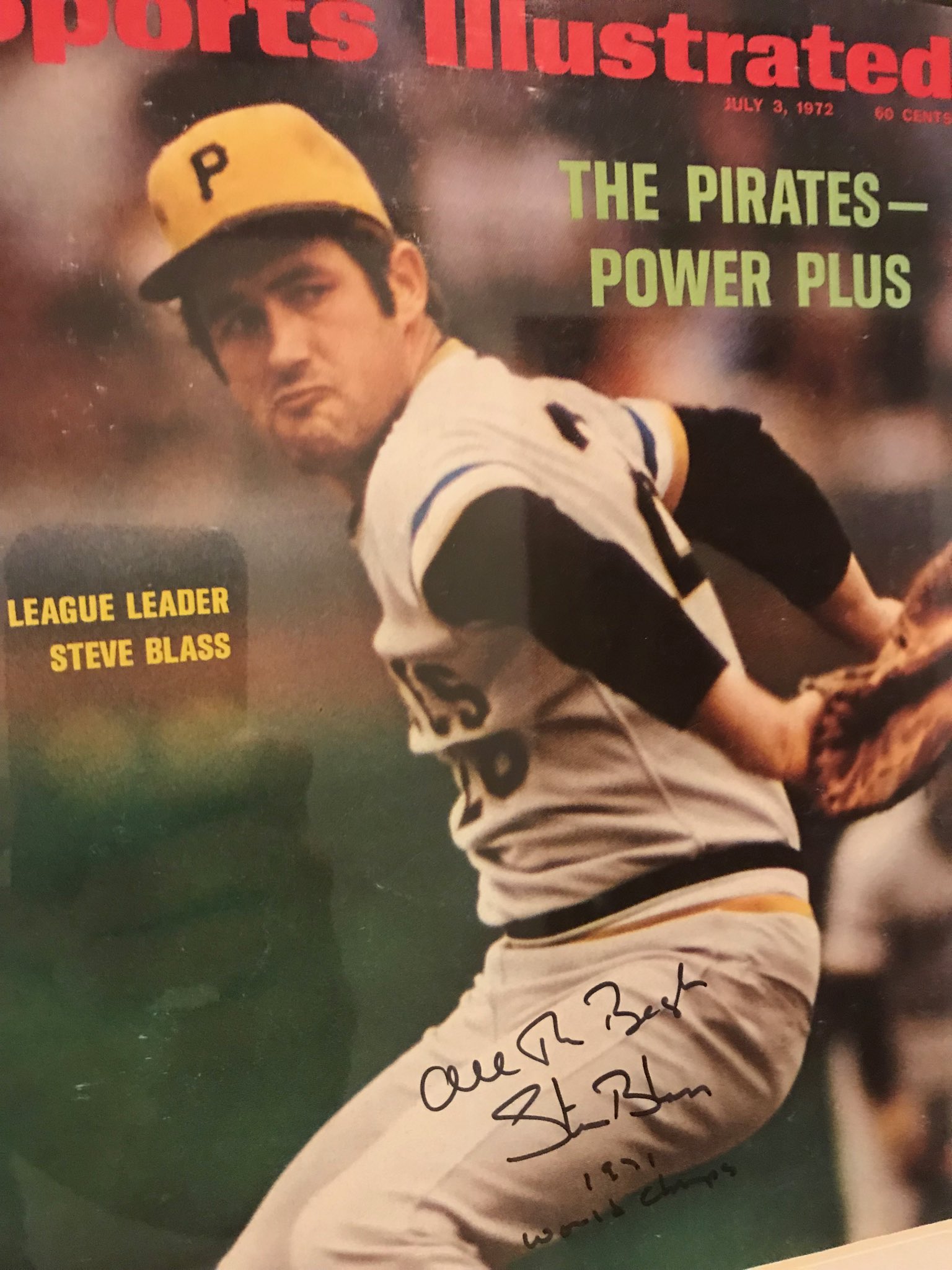 Happy Birthday Steve Blass!     