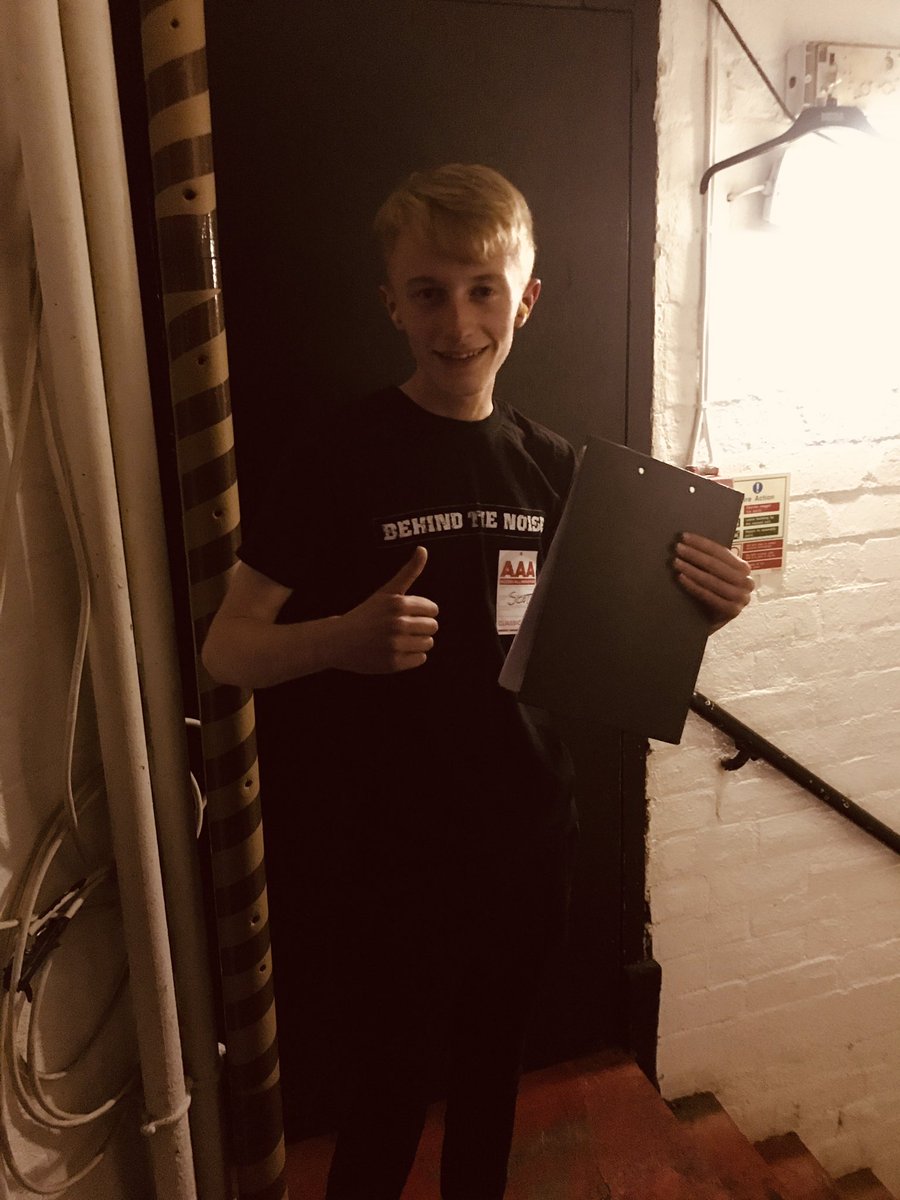 Big shout out to Scott Watson. One of our superstar trainees. Superb effort helping making the shows run smoothly! Well done Scott!