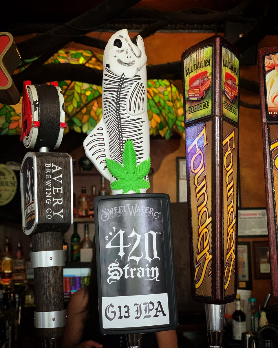 NEW ON DRAFT • @sweetwaterbrew G-13 IPA #420strainG13ipa Get yourselves ready for the weekend! 🍺🌬