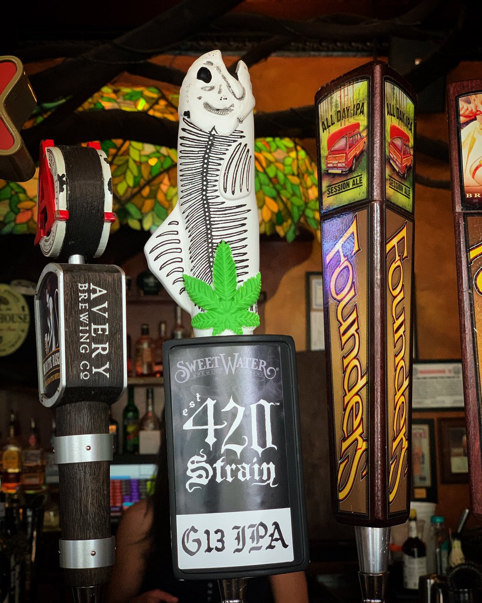 treehouseCLE's tweet image. NEW ON DRAFT • @sweetwaterbrew G-13 IPA #420strainG13ipa Get yourselves ready for the weekend! 🍺🌬