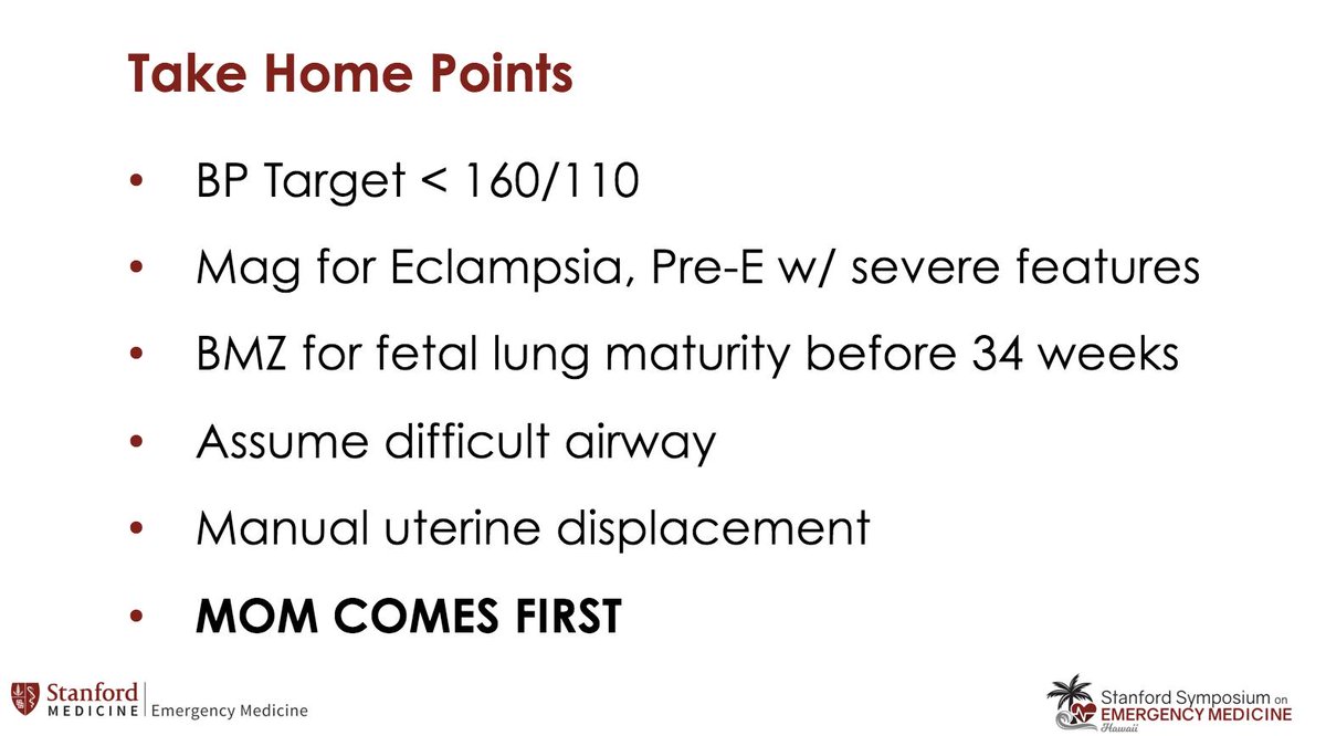 Women in the US are three times as likely to die in childbirth than those in UK.  Dr. Jennifer Wilson <a href="/jennygwilson/">jennygwilson</a> provides insight into OB #criticalcare at @StanfordAloha.
