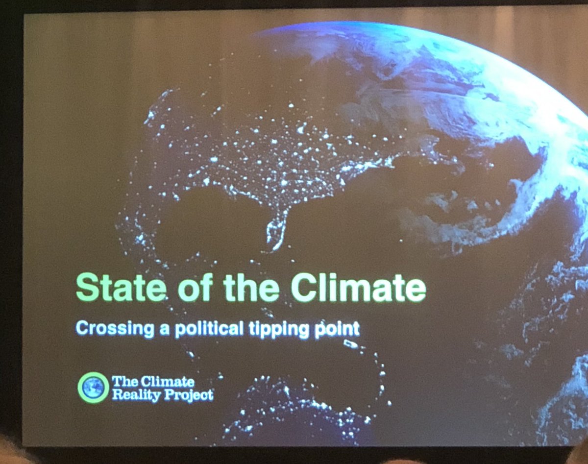 GillSharlene's tweet image. Are we crossing a tipping point on  climate change?  #ClimateRealityProject #TED2019 @algore @MayorGregor