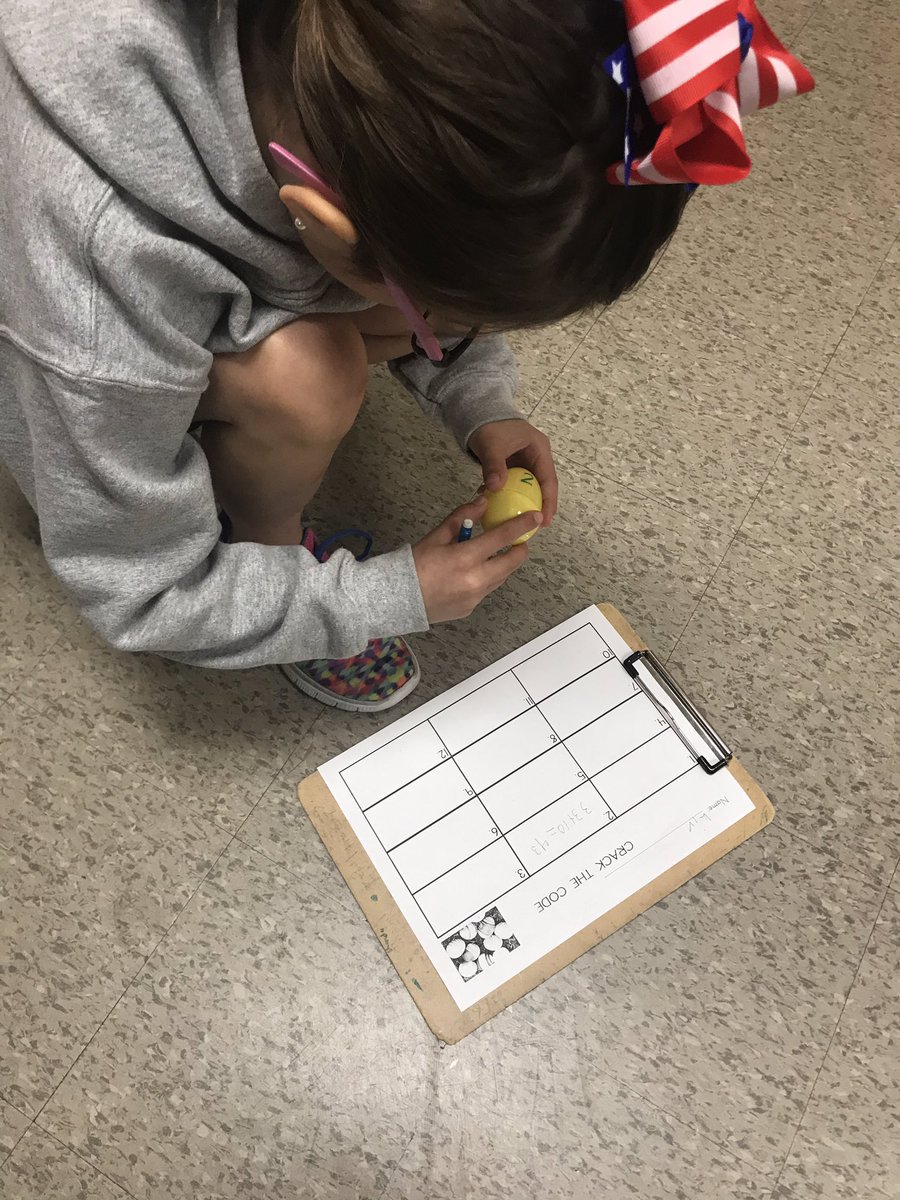 classofMsH's tweet photo. Today we went around the room searching for eggs with two digit addition problems #mathfunbeforebreak @GunpowderEl @BCPSMATH https://t.co/5Zj4CFYmBQ