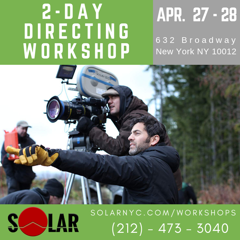 SolarWorkshops's tweet image. Celebrate Easter with 20% OFF our Hands-on Directing Workshop Apr 27-28!
Deal available through Sunday!
solarnyc.com/workshops
Start your journey here!
#directing #directingworkshop #Directingclass #filmclass #filmschool #filmmaking #cinematography #Easter #filmmakingworkshop