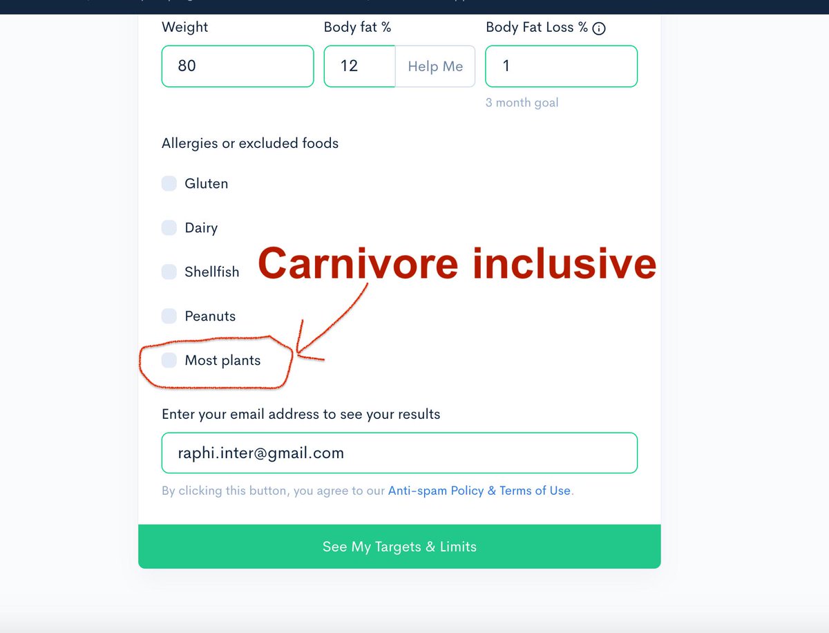 raphaels7's tweet image. nutrita.app/macro-calculat… #carnivore friendly @Nutrita_app #macrocalculator

#science #medicine #LCHF #keto #paleo #fatloss #diabetes
