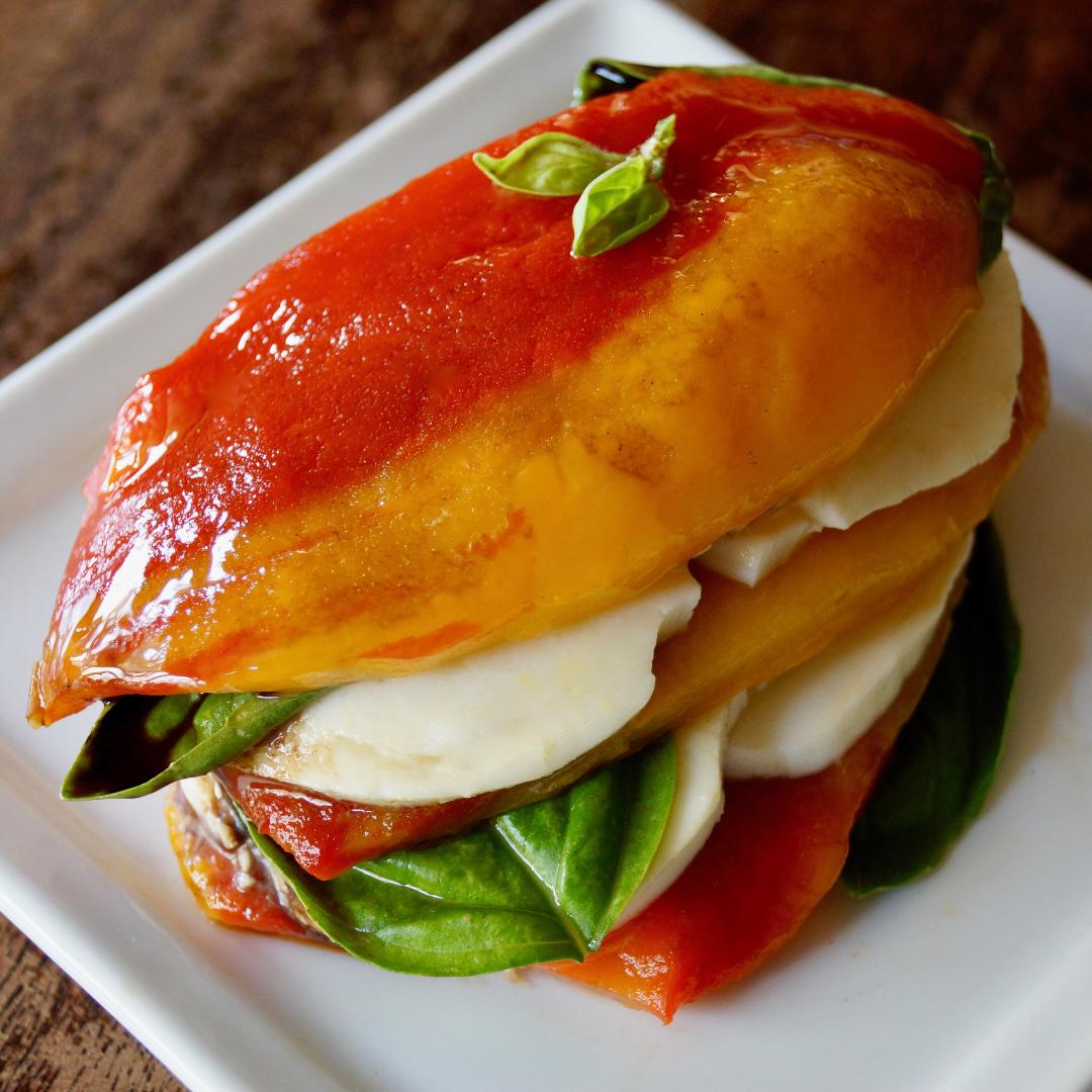 Roasted Enjoya Caprese with Balsamic Glaze

An exquisite presentation and an equally exquisite flavor profile! This is one will wow your guests!

Happy Eastern ! 

#easter #eastersunday #easterweekend #brunch #foodstagram #foodlover