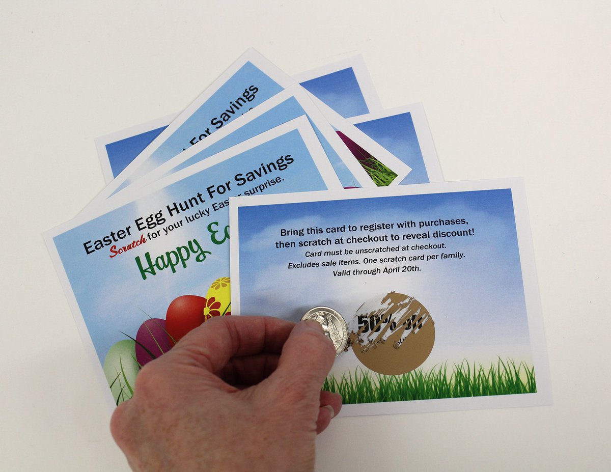 BenFranklinShop's tweet photo. FRI April 19th and SAT April 20th @BenFranklinShop Easter Egg Hunt for Savings.
Stop by and find a scratch card in the store, then take the card to the checkout counters with your purchases where you will scratch during checkout to reveal your savings. #EasterWeekend https://t.co/W5PGqfsdPB
