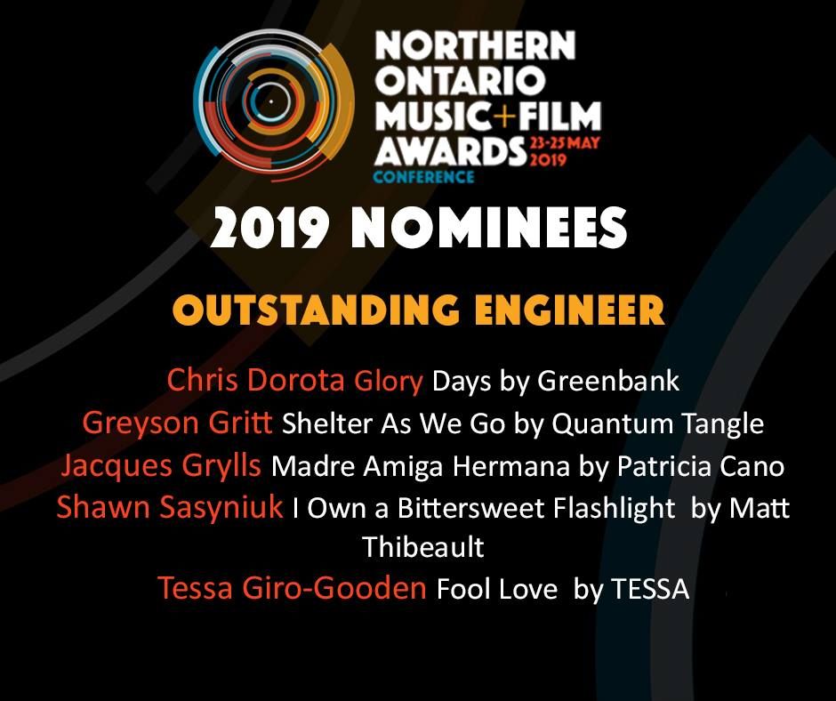 Quantum_Tangle's tweet photo. So proud to share that @Quantum_Tangle's Shelter as we go... has been nominated for THREE Northern Ontario Music and Film Awards @MFM_NorOnt!
🏆Outstanding Indigenous Album
🏆Outstanding Album
🏆@GreyGritt for Outstanding Engineer
Congrats to all of our fellow nominees!
#nomfa https://t.co/9lvPX126H2