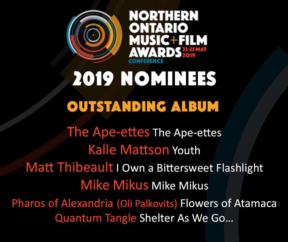 Quantum_Tangle's tweet photo. So proud to share that @Quantum_Tangle's Shelter as we go... has been nominated for THREE Northern Ontario Music and Film Awards @MFM_NorOnt!
🏆Outstanding Indigenous Album
🏆Outstanding Album
🏆@GreyGritt for Outstanding Engineer
Congrats to all of our fellow nominees!
#nomfa https://t.co/9lvPX126H2