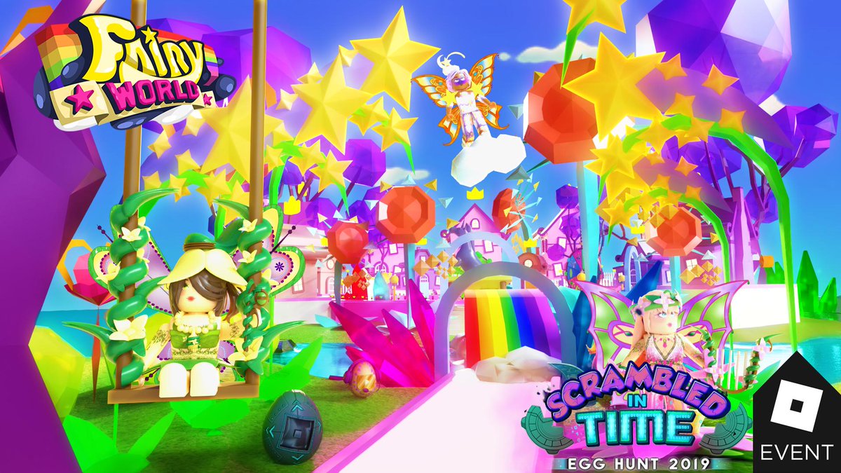 Ricky On Twitter Fairy World Is Now In Full Bloom Giant Magic Crystals Springing Flowers And Mythical Eggs Help Poor Twinkle Catch Her Escaped To Receive A Sparkly Egg For Your - roblox fairy world egg hunt 2019