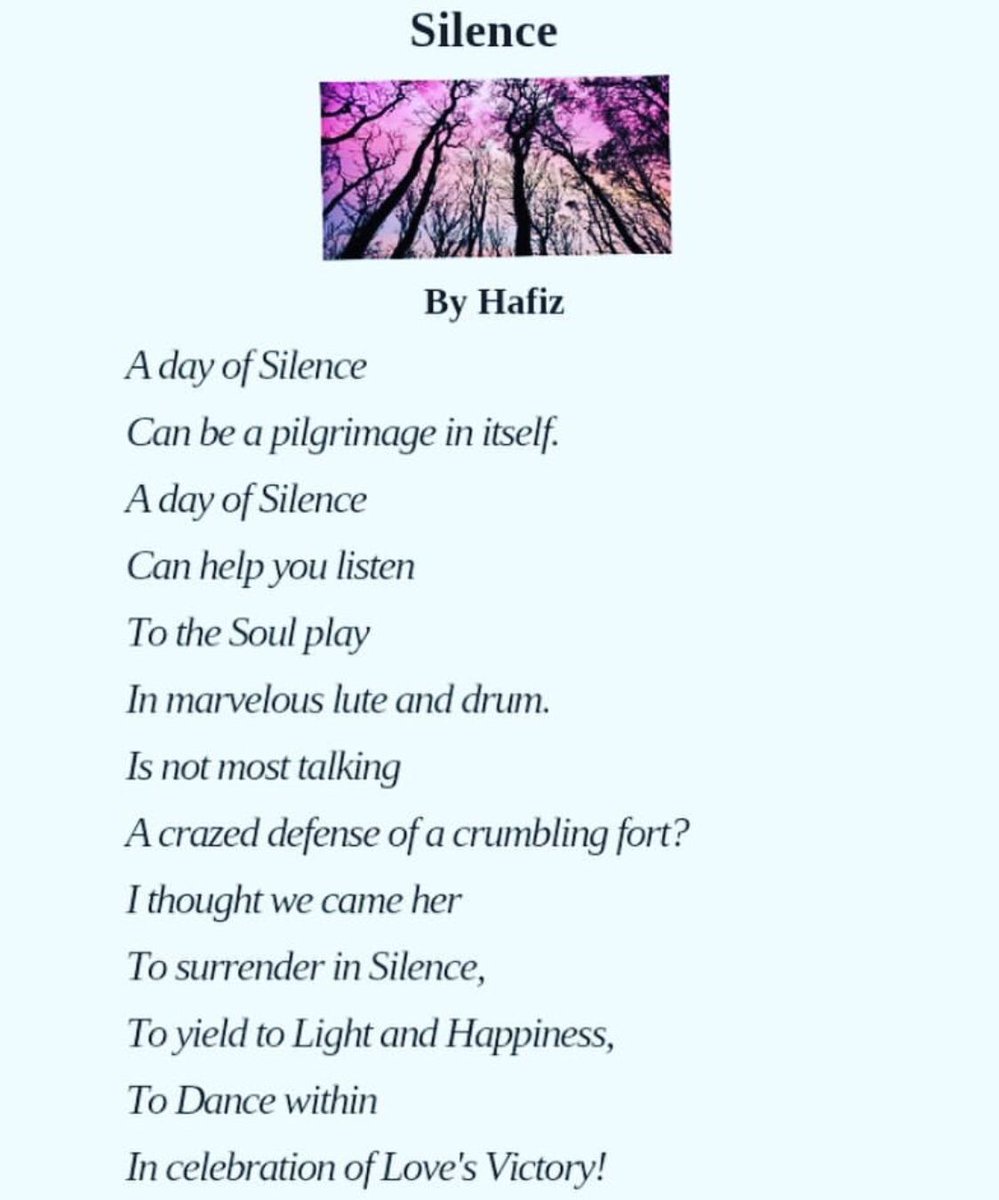 theoddgrandma's tweet photo. #ADayOfSilence #Silence #SilenceIsAPrivilege #Listen #Soul #SurrenderToSilence #LoveAndLight #Meditation #SelfAwareness #HigherConsciousness #Hagiz https://t.co/pC6Omclkos
