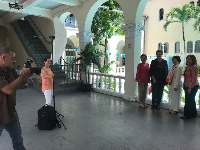 A sneak peek inside a MidWeek cover shoot at Laniākea: Our 2019 LeaderLuncheon honorees: Kathy Inkinen of Inkinen &amp; Associates, Kathy Matayoshi of HMSA, Patricia Tam of Halekulani Corporation and Beth Whitehead of American Savings Bank.