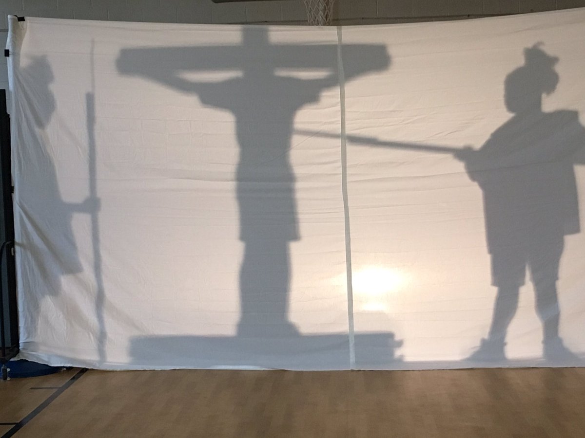 hmfrancisco's tweet photo. Holy Thursday prayer experiences @FAWcrusaders - re-enactment of the Last Supper &amp; Stations of the Cross Shadow Theater #ADWSaints #HolyWeek2019 https://t.co/4tgWZkMCby