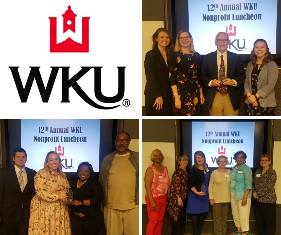 ELPOLaw's tweet photo. We were honored to be recognized today with the 2019 Philanthropic Business Award by the WKU Nonprofit Student Association alongside Room in the Inn (2019 Emerging Nonprofit Award) and @CASA_SCentralKY (2019 Established Nonprofit Award). #law #Kentucky #philanthropy https://t.co/9OUhtr4ybJ
