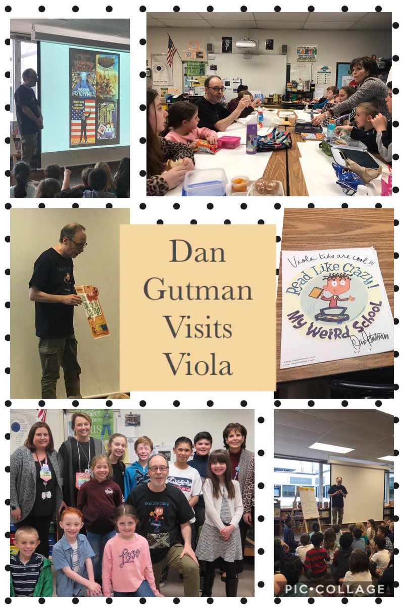BoysaReading's tweet photo. Awesome author visit with Dan Gutman today. Thank you to the PTA and Mrs. Hammond for organizing! It was a great day @ViolaAchieves! https://t.co/rJsdU7abmv