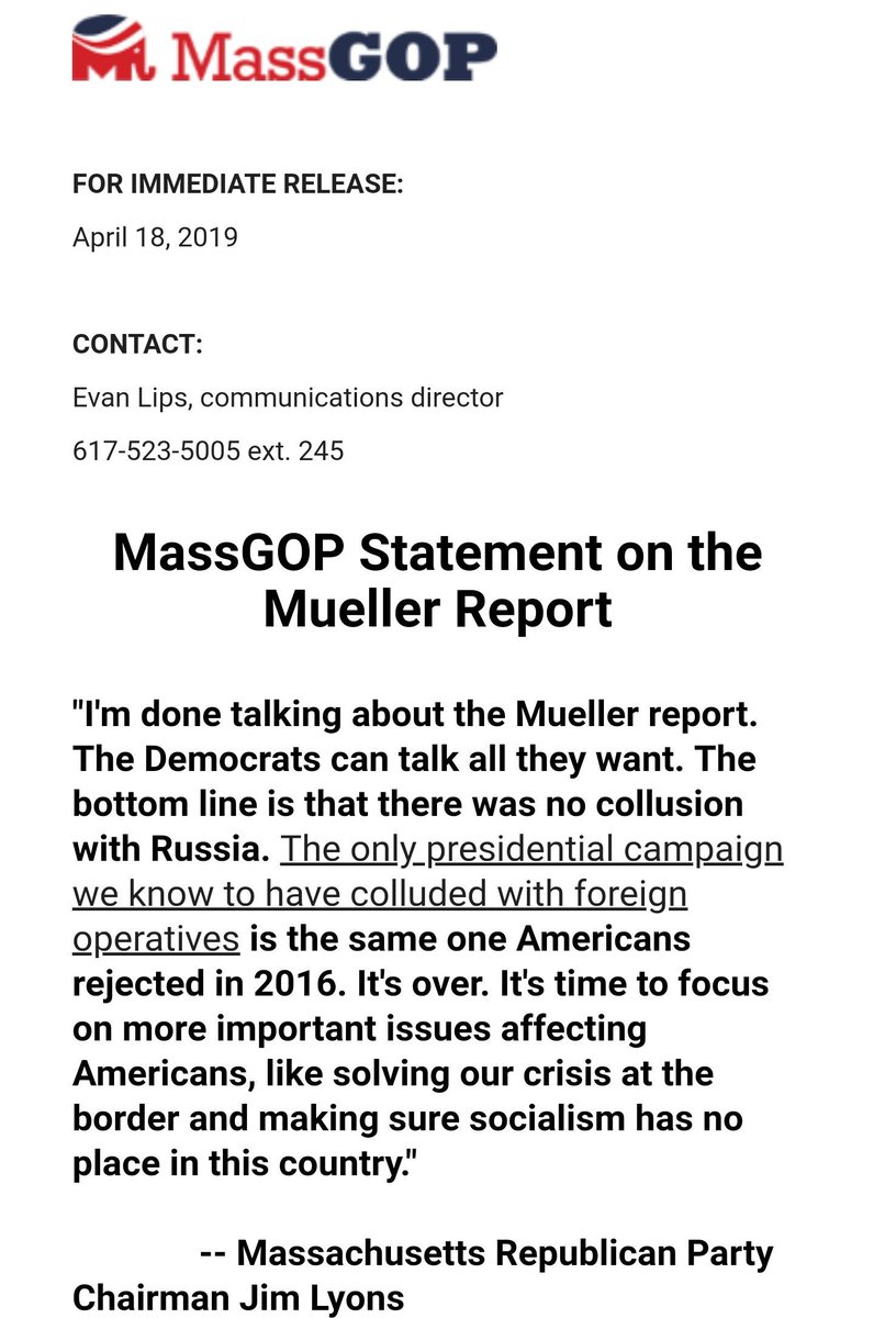 massgop's tweet photo. #MaPoli #MuellerReport https://t.co/JIKlrCNKwI