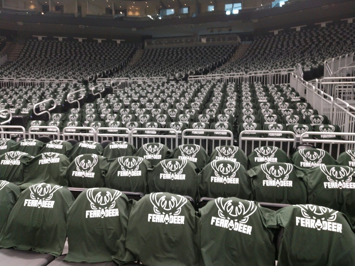 MainGate's tweet photo. The Milwaukee Bucks are ROLLING in the NBA Playoffs thus far. Anyone see the t-shirts the fans were wearing last night? #PoweredByMainGate https://t.co/50OAhJz6wS