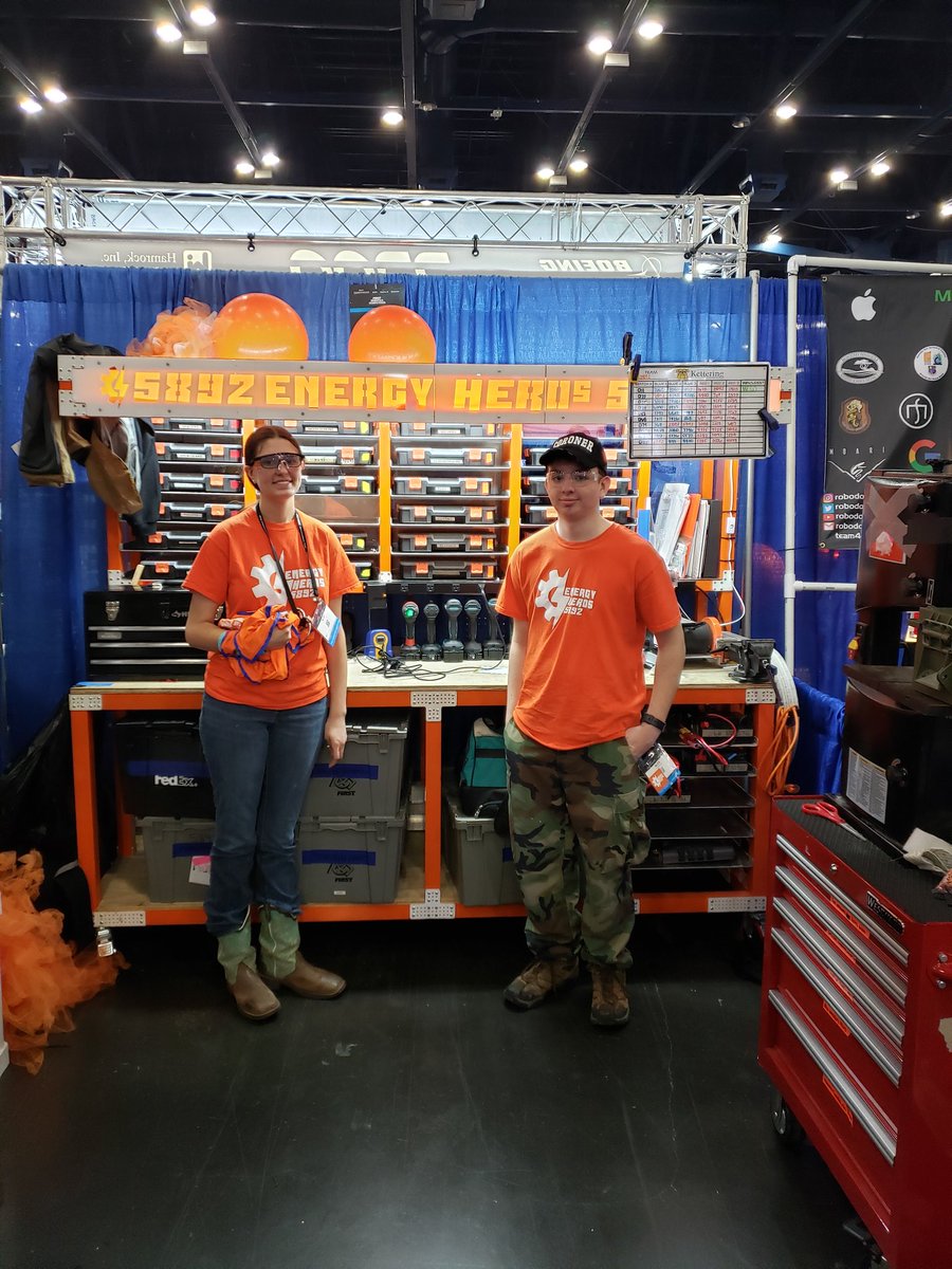 EnergyIHS's tweet photo. We are so proud of our Energy Hero's @frc5892! Make sure to visit the George R Brown tomorrow to check out the exciting action! #omgrobots #FIRSTinTexas https://t.co/uEbJbW1fFk