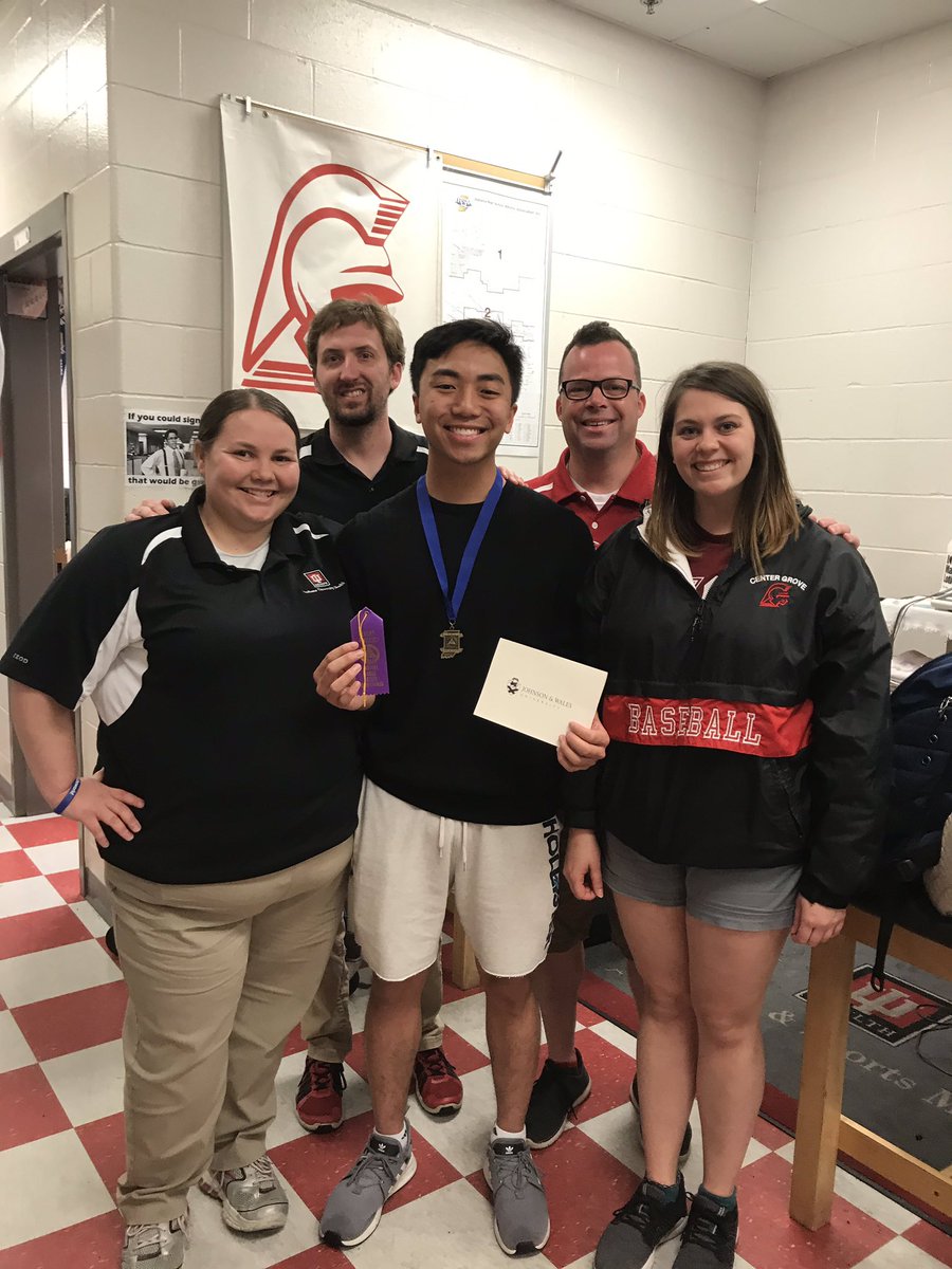 CGHSATinfo's tweet photo. Want to congratulate Dave Pham on his 1st place finish in Sports Medicine @hosafhp IN competition yesterday. $4000 scholarship! Nice! We were happy to play a small role in his performance, especially @UIndyAT Carrie. Well done! https://t.co/SvzvRTRlaE