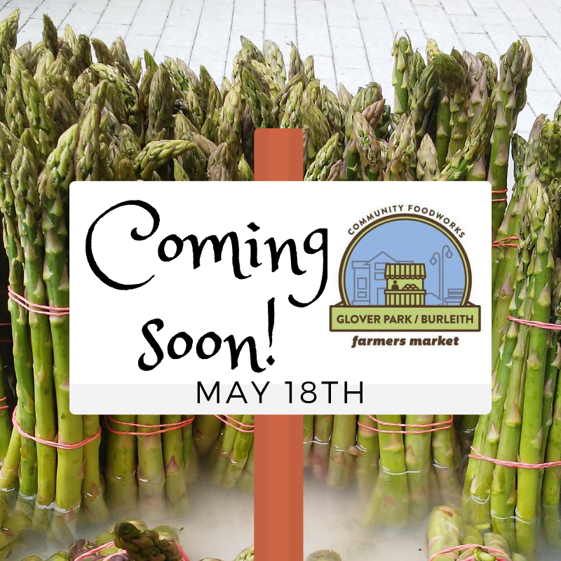 Did you know #asparagus is a sign of #spring? Here’s another sign: We are ONE MONTH from opening day of market (May 18th)!  #communityfoodworks #cfw #cfwmarkets #farmersmarket