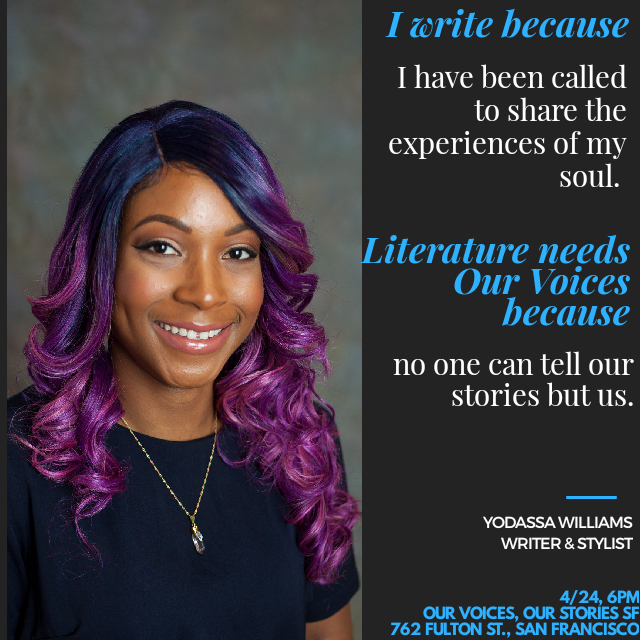 OVOSsf's tweet photo. WHY I WRITE: Check out what our guests @devislaskar #TaneaLunsfordLynx, #CelesteChan & @yodawill had to say! And join us 4/24, 6-8:30pm for #bookchat w/these talented #womenwritersofcolor at @SFAAACC, 763 Fulton St. #SanFrancisco.
FREE w/RSVP: https://t.co/KPSgGvafhs https://t.co/WLusI1NKay
