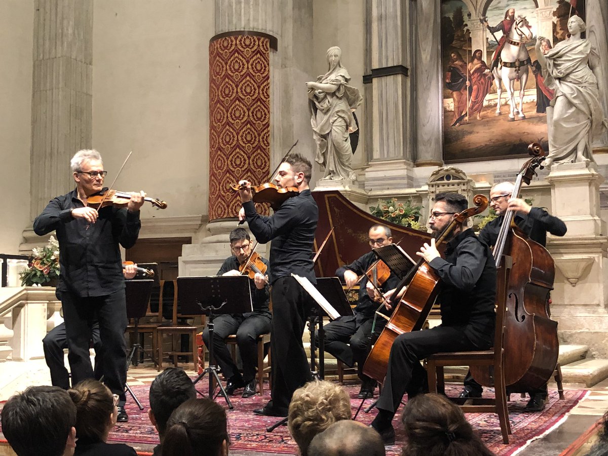 When in Venice...... #vivaldi #quattrostagioni #interpretiveneziana #chiesasanvidal #nobagpipes