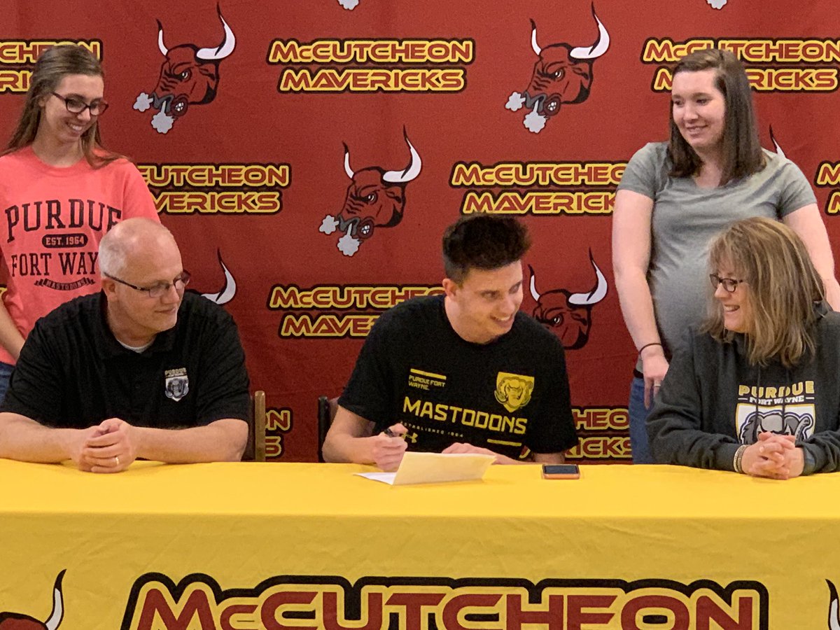 mccutcheonmavs's tweet photo. Congratulations to Cameron Wheeler!  Signed today to play soccer at Purdue U Ft Wayne!  Mav to Mastodon, but always a Mav! https://t.co/7LxHKHF3Za