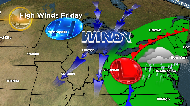 MaryKayKleist's tweet photo. Wind gusts to 40MPH Friday as we are sandwiched between exiting low pressure and high pressure to the west. Lakeshore Flood Advisory with waves to 11 feet. @cbschicago #shorelineflooding #strongpressuregradient #chillywind #stuckinthe40s https://t.co/fPn0QmvaTV