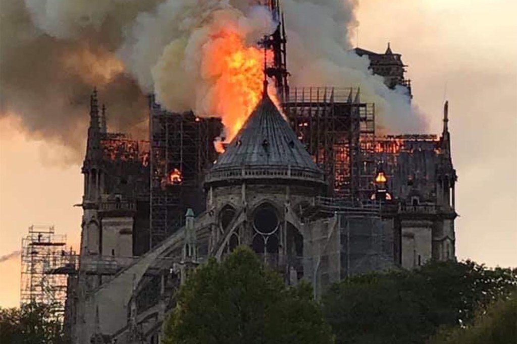 chuckwoolery's tweet photo. Some French lefties say Notre Dame rebuild shouldn’t be ‘overburdened’ with Christian meaning https://t.co/nuWbFOErKy https://t.co/eTXFrjj54C