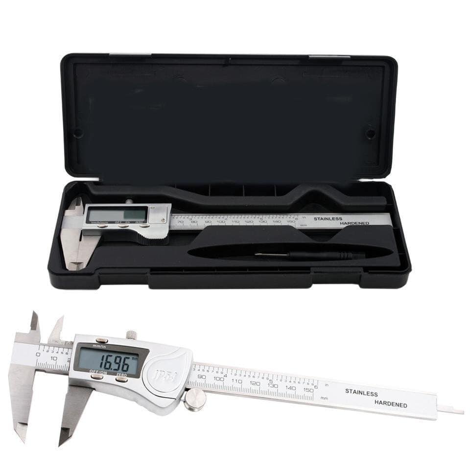GemtrueUK's tweet photo. Digital Measuring Caliper

Professional stainless steel digital caliper 6 Inch with LCD Screen, durable accurate vernier caliper tool; accuracy 0.01mm / 0.0004inch.

#verniercaliper #measuringcaliper #digitalcalipers #gemthickness #gemdiameter #measuringtool #diamondgemstones https://t.co/1eULFJwLLd