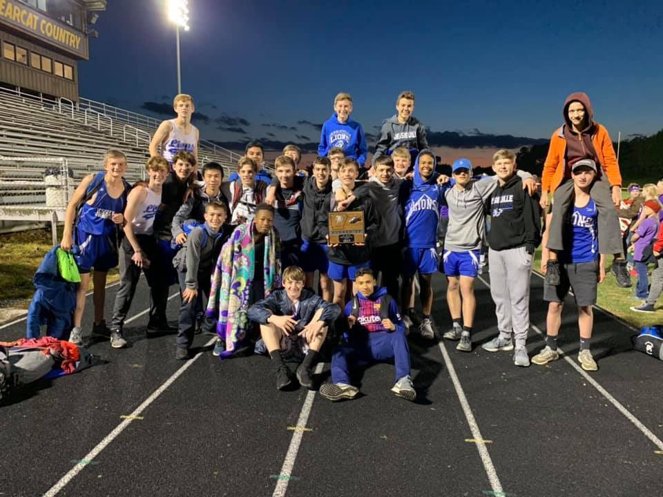 jvilletrack's tweet photo. Jr. High Lions and Lady Lions both finished as Runner-ups at the 3A-4 Conference Track Meet!  #LionPride https://t.co/Z3N5eAsUyS