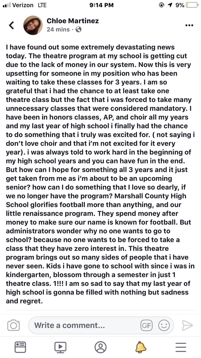 _chloemartinezz's tweet photo. #saveMCHStheatreprogram #SAVEPRIMUS https://t.co/qjhmefiNNY