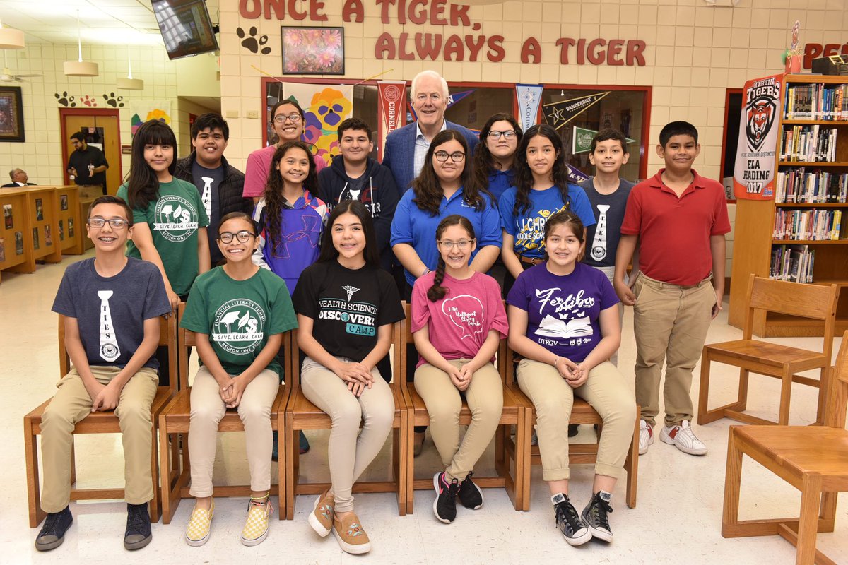 JohnCornyn's tweet photo. Earlier this year, I introduced legislation to improve the GEAR UP program, which would increase flexibility, make it easier to apply, and ensure these grants fulfill the needs of Texas’ schools. https://t.co/ofySJh6rnd