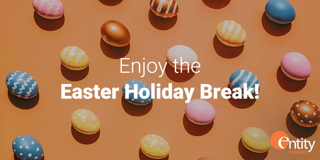 entityworld's tweet photo. Entity Solutions wishes our network an enjoyable and safe Easter Holiday break. Enjoy the long weekend! https://t.co/ijXVBRQBjG
