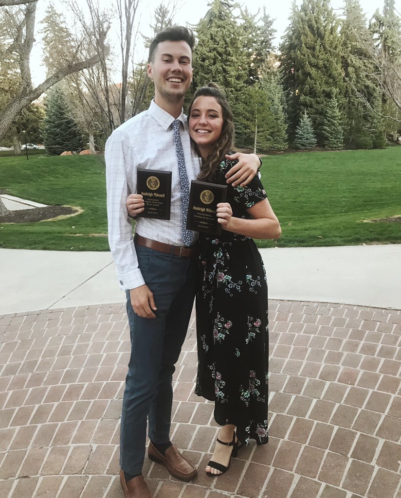 ChadeHig's tweet photo. PROUD BOYFRIEND MOMENT:
My wonderful girlfriend was just presented multiple awards for all of her hard work in the Communication department here at SUU, one of which was overall Comm Student Of The Year. I am so stoked for her and don’t know why she settled for me lol https://t.co/Fuze4lTNKJ
