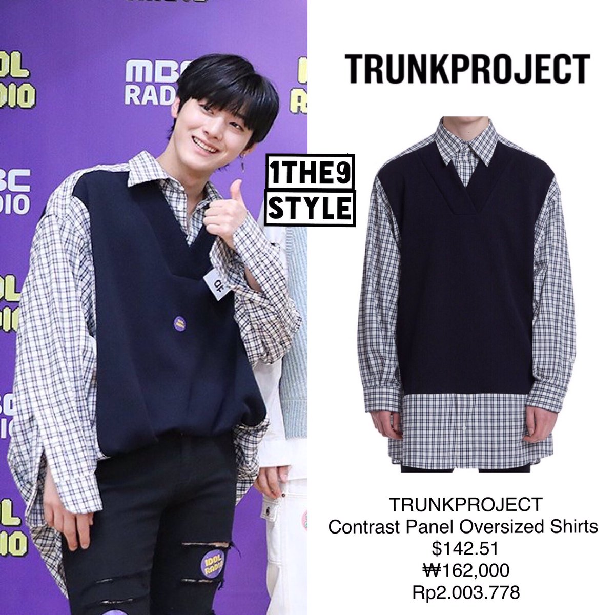 wishiingstars's tweet photo. Yoo Yongha wearing #TRUNKPROJECT Contrast Panel Oversized Shirts
📷: Idol Radio
#1THE9Style_Yongha #YonghaStyle #Yongha #YooYongha #용하 #유용하 #원더나인 #1THE9 #1THE9style #OUIentertainment https://t.co/2OMI7WUGiV