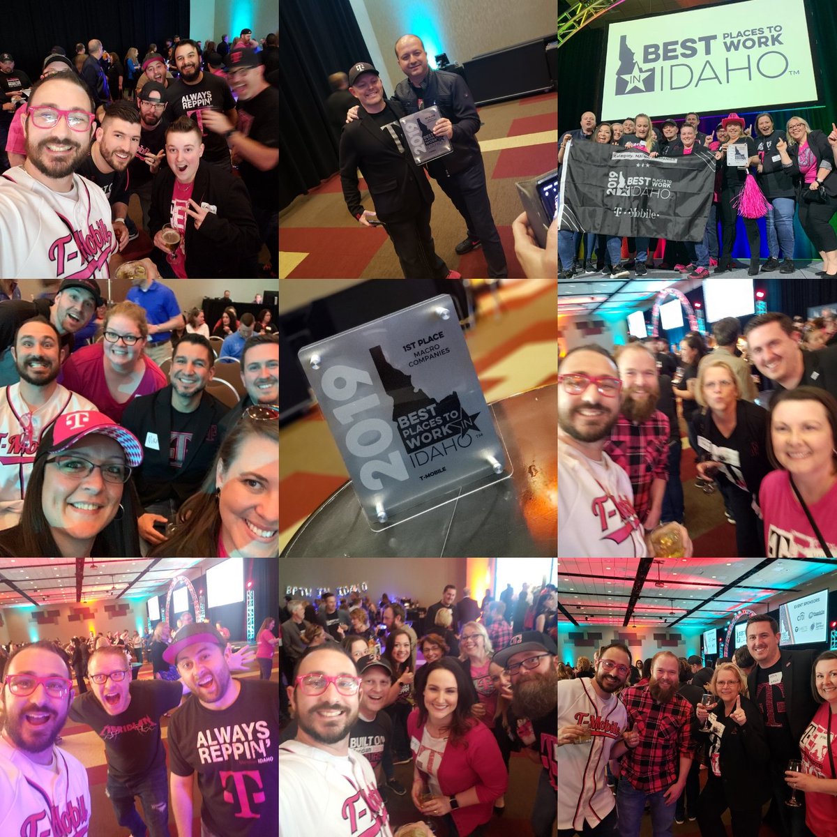 IgorTodorovic84's tweet photo. Super proud of T-Mobile Meridian for winning best place to work in Idaho 2 times in the row !!!! @TheJasonLee1 @JohnLegere @CallieField @jgebing @TheScholie @shawkinz24 @TMobile https://t.co/0HCF0PMEhk