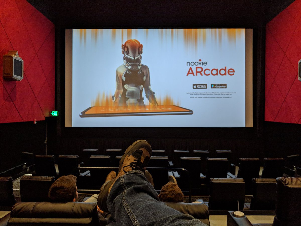 Inspectorgad's tweet photo. The remodeled B&amp;B 16 is the nicest theater I have ever seen. Fully reclining heated seats. A 4D theater. Upgraded sound. Very well done #B&amp;B https://t.co/HQNoZJ0UFs