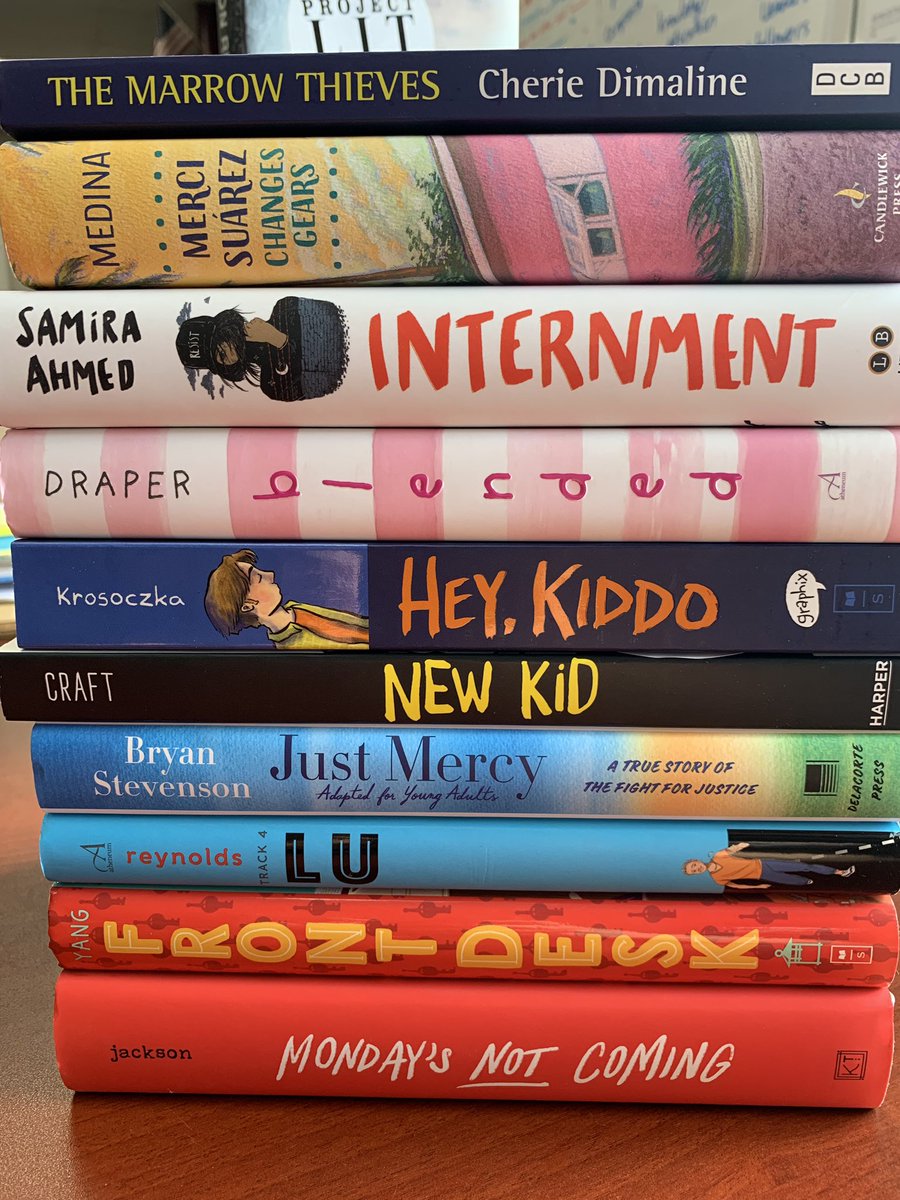 ProjectLITComm's tweet photo. For the dinner crowd: Our first 10 #ProjectLITBookClub selections! Two more in the AM, including incredible author and chapter reveals! https://t.co/92zC3ED2Z3