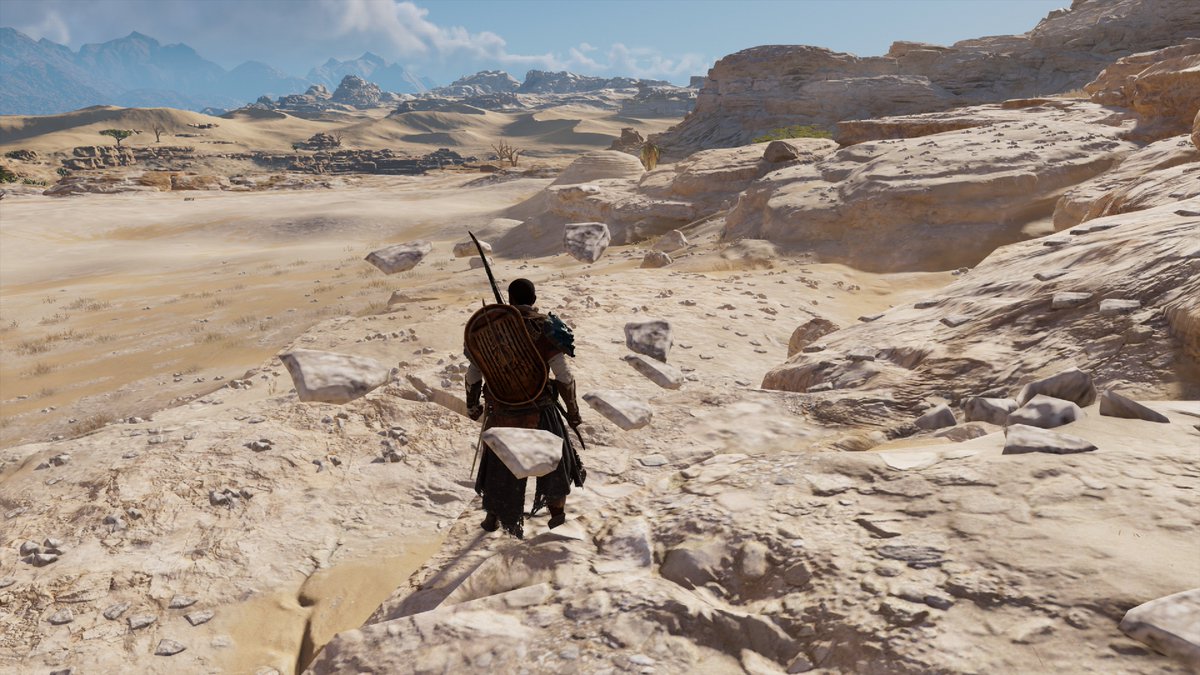 Boobbuster007's tweet photo. #Ubisoft #Floatingrocks #Glitch #Assassinscreedorigins #PS4share https://t.co/BLNQXS1wzS